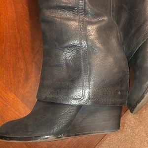 Vince Camuto leather knee boot